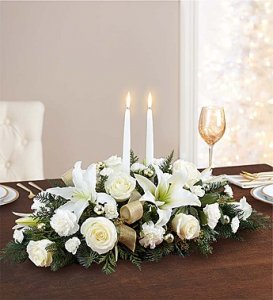 White Celebration Centerpiece