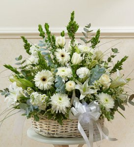White Sympathy Basket White Sympathy Basket