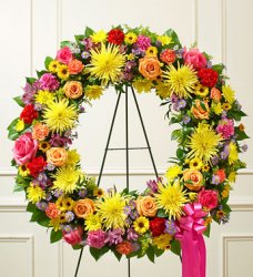 Bright Sympathy Wreath