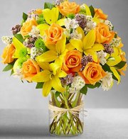 Field of Europe in Cylinder Vase Bouquet Field of Europe in Cylinder Vase Bouquet