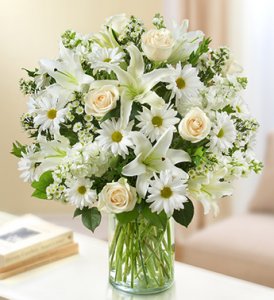 White Sincerest Sorrow Arrangement White Sincerest Sorrow Arrangement