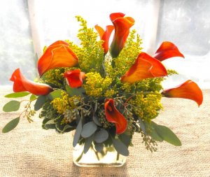 Calla Lily Cube Bouquet Calla Lily Cube Bouquet