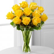 Yellow Rose Bouquet - 1 Dozen  Yellow Rose Bouquet - 1 Dozen