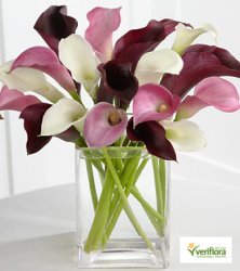 Amethyst Riches Mini Calla Lily Bouquet