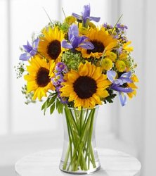 Meant to Shine Sunflower and Iris Bouquet Meant to Shine Sunflower and Iris Bouquet