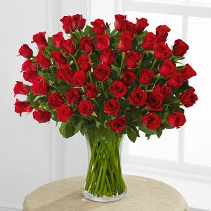 Fifty Red Roses of Romance Bouquet  Fifty Red Roses of Romance Bouquet