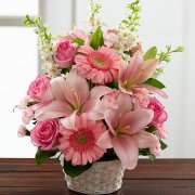 Whispering Love Floral Basket