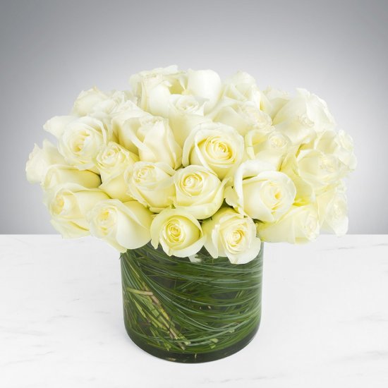 White Sparkle rose Bouquet - Click Image to Close