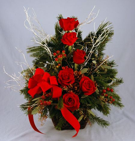Festive Holiday Basket - Click Image to Close