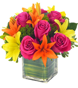 Lovely Lily And Rose Bouquet